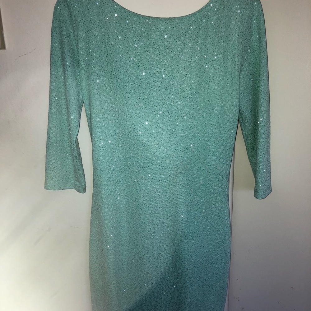 Windsor teal/baby blue dress
